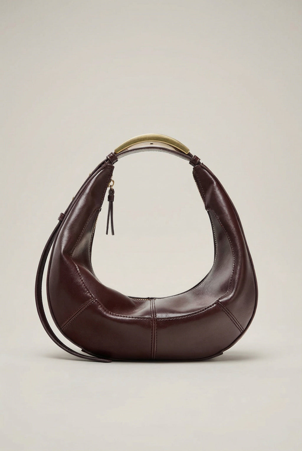 Elara | Women’s Structured Crescent Shoulder Bag