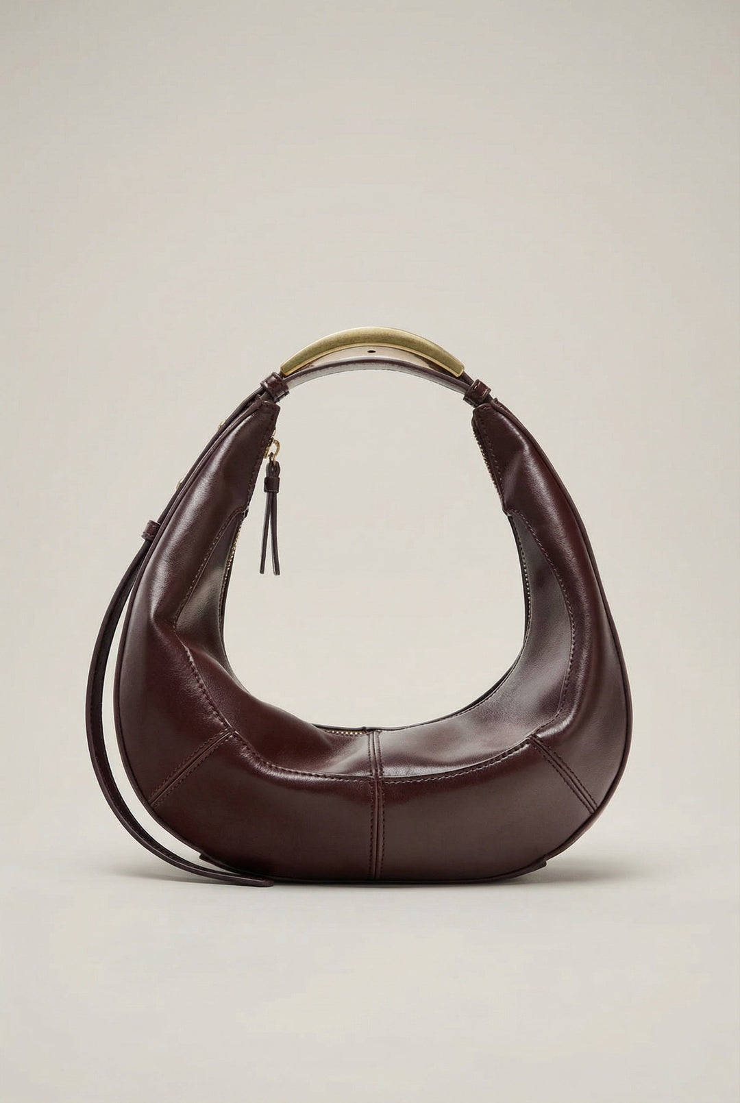 Elara | Women’s Structured Crescent Shoulder Bag
