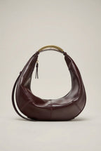 Elara | Women’s Structured Crescent Shoulder Bag