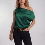 Sienna | Women’s One-Shoulder Blouse Chic