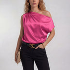 Sienna | Women’s One-Shoulder Blouse Chic