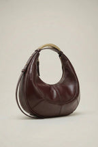 Elara | Women’s Structured Crescent Shoulder Bag