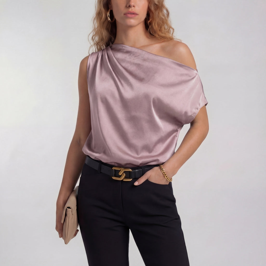 Sienna | Women’s One-Shoulder Blouse Chic