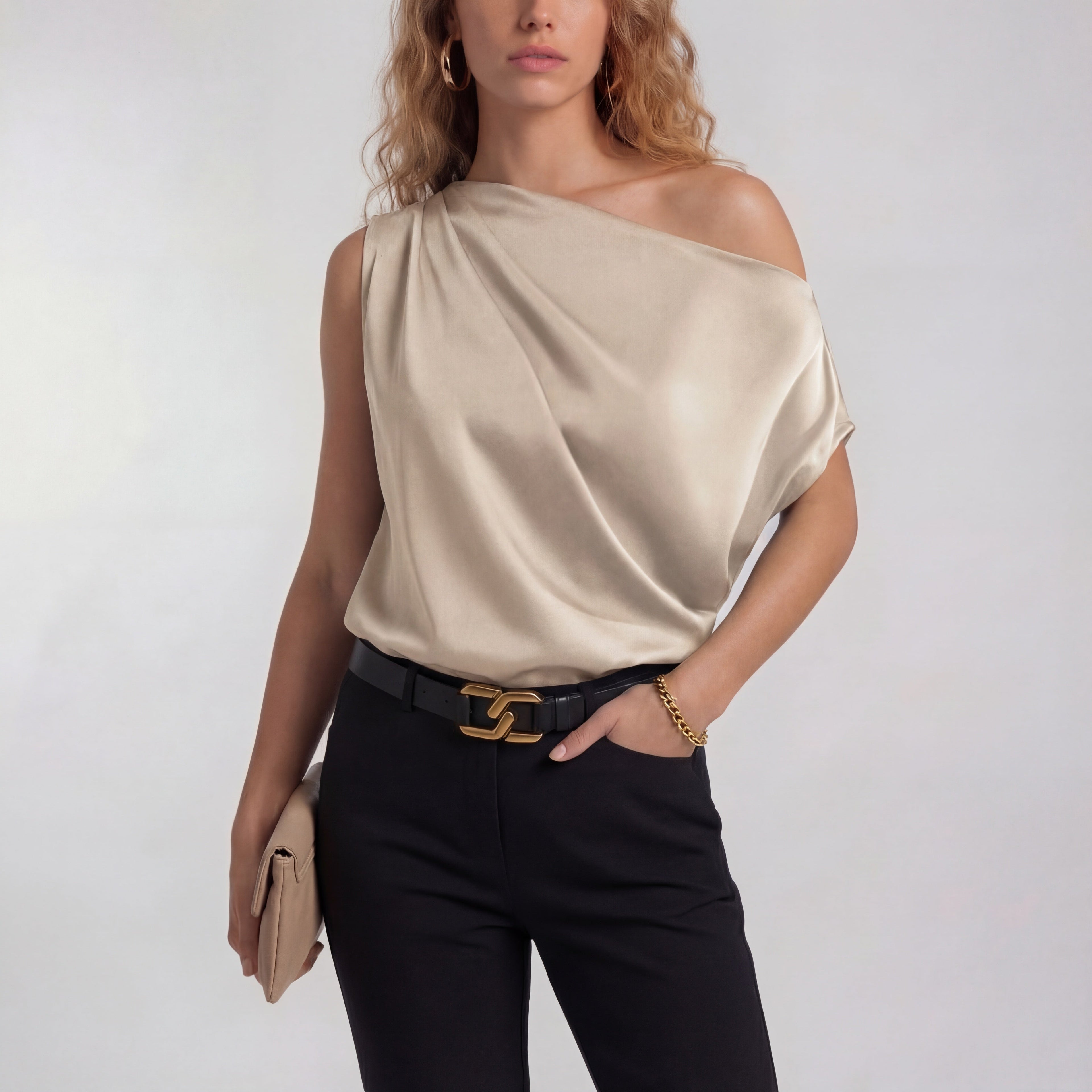 Sienna | Women’s One-Shoulder Blouse Chic