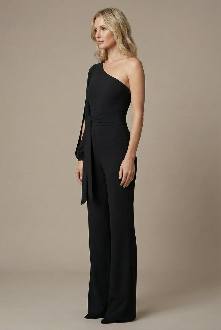 Sage | Women’s Open Sleeve Party Jumpsuit Elegant Wide Leg