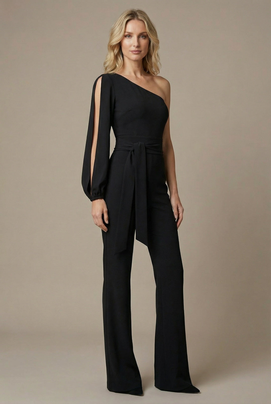 Sage | Women’s Open Sleeve Party Jumpsuit Elegant Wide Leg