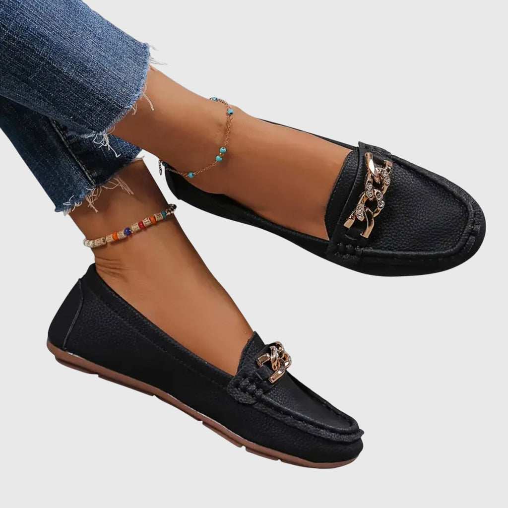 Quinby | Women's Chain Loafers