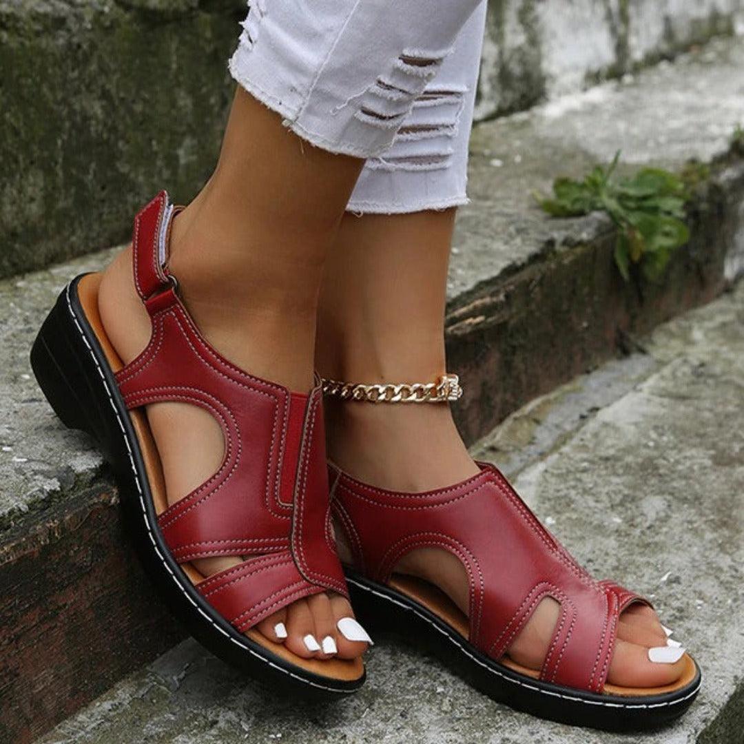 Marlowe | Women's Wedge Sandals Adjustable Strap
