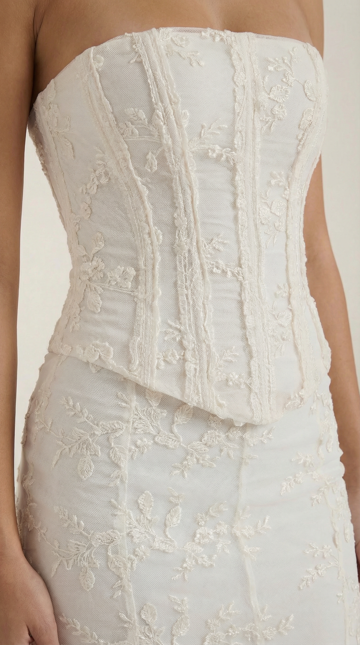 Arabelle | Women's Corset Lace Maxi Dress Elegant
