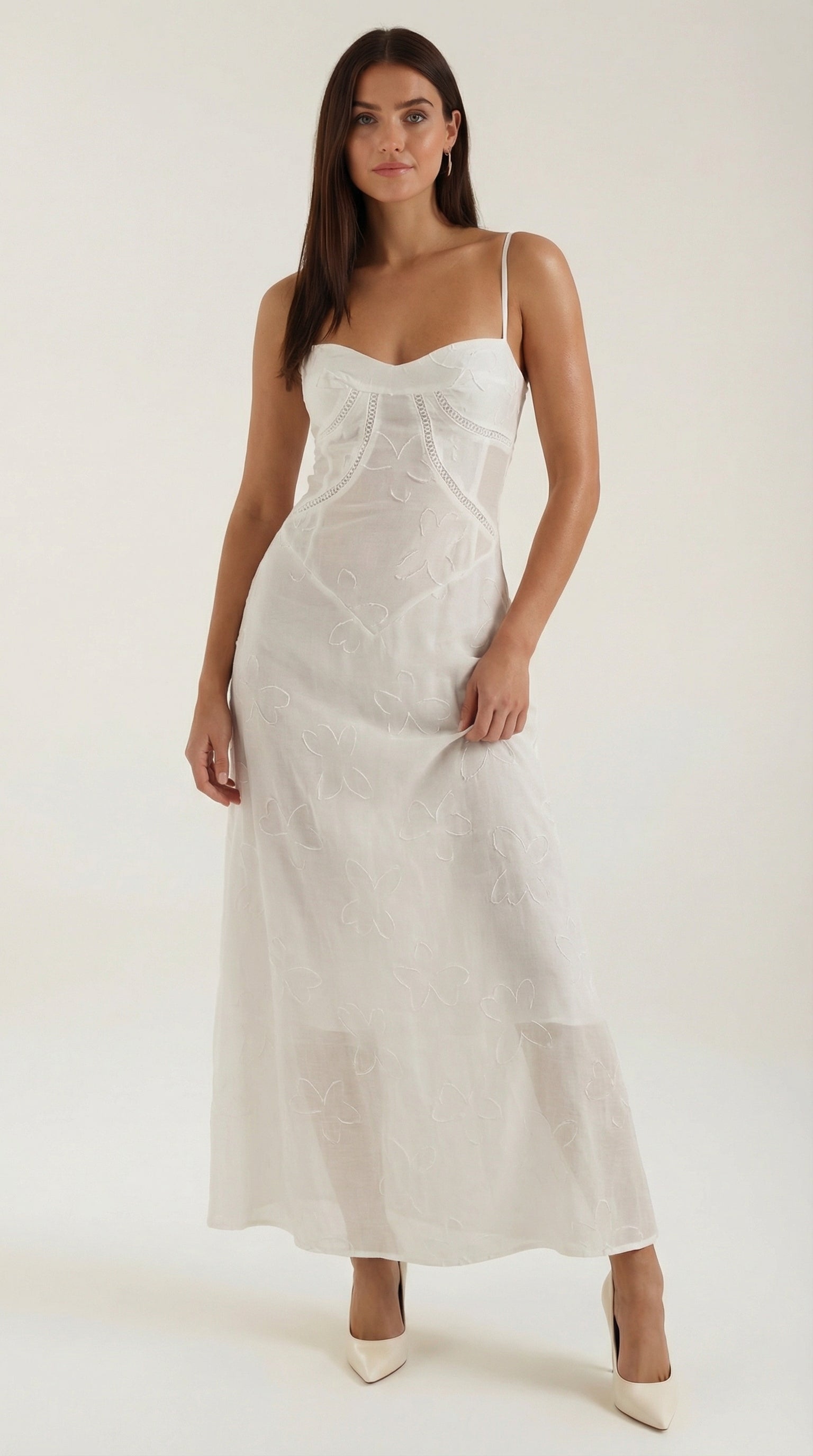 Marlowe | Women's Embroidered Maxi Dress