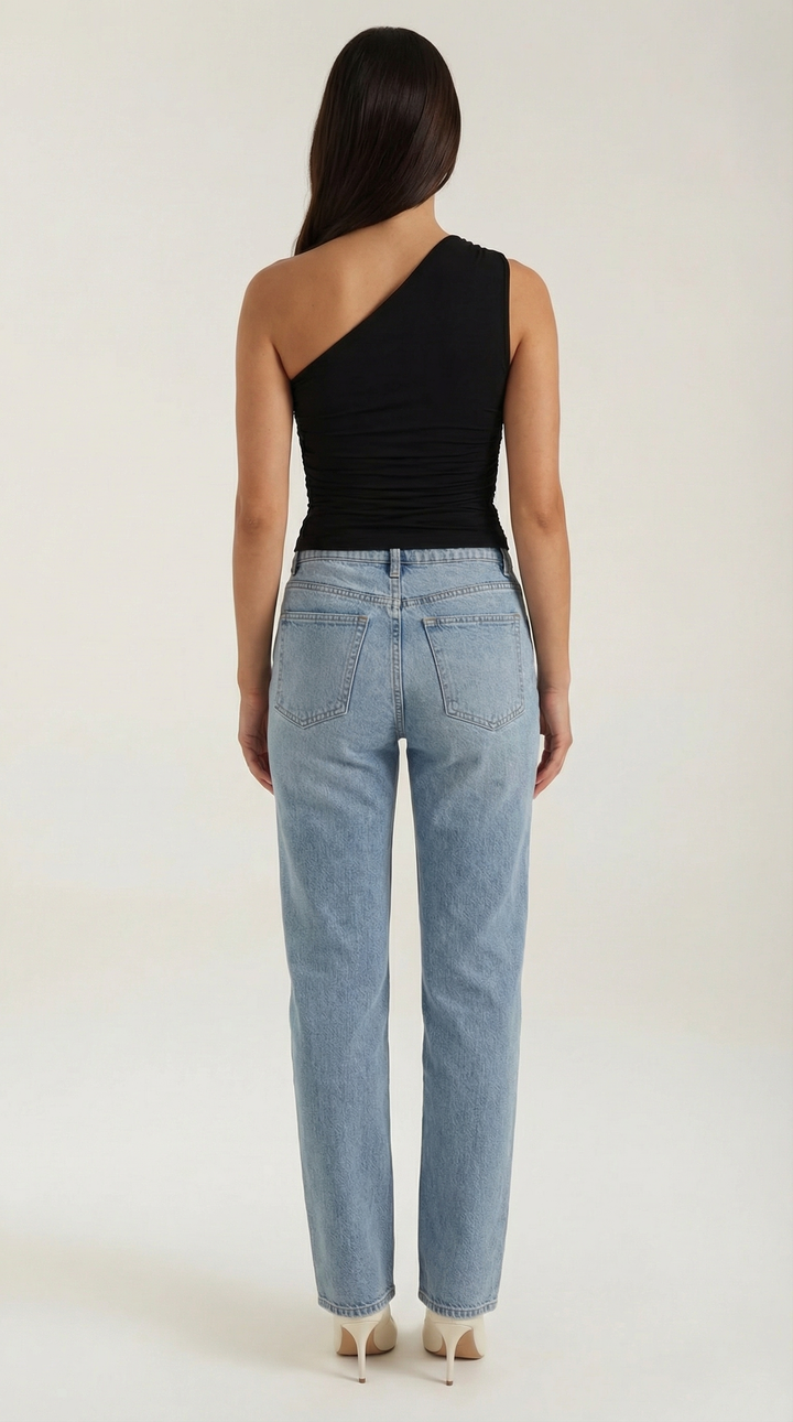 Elise | Women's Sleeveless One-Shoulder Top Chic