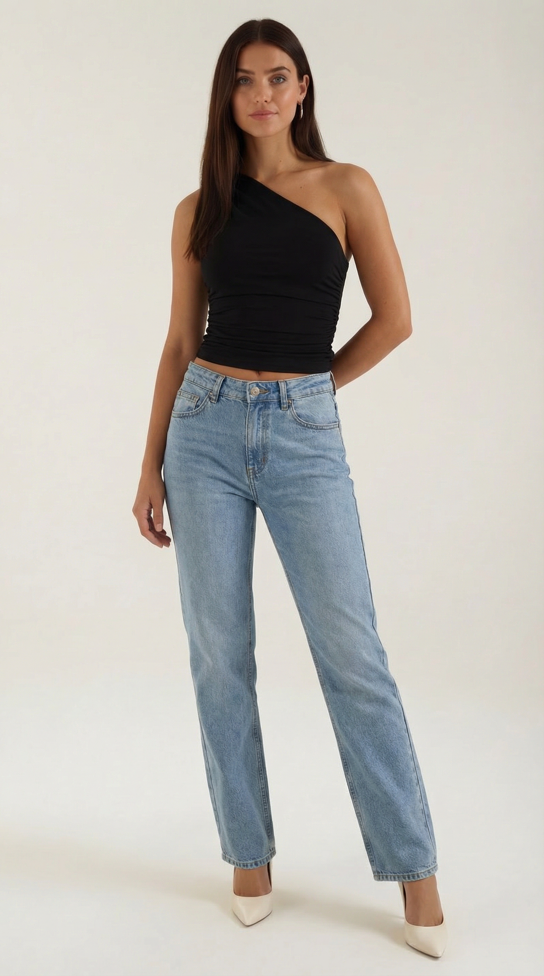 Elise | Women's Sleeveless One-Shoulder Top Chic