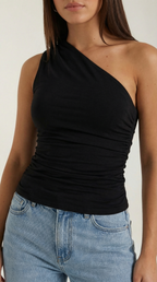 Elise | Women's Sleeveless One-Shoulder Top Chic