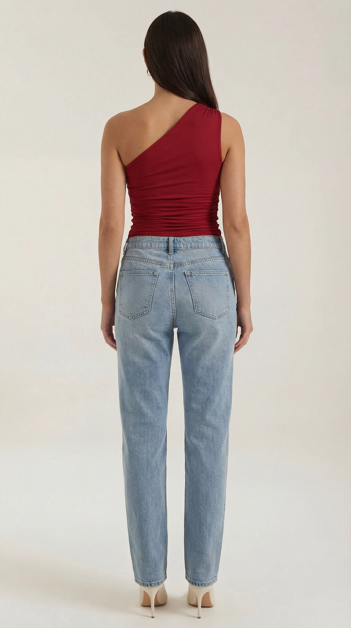Elise | Women's Sleeveless One-Shoulder Top Chic