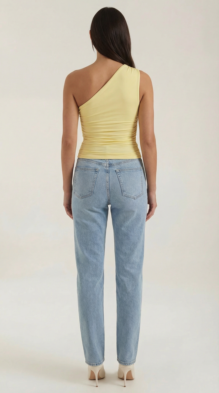 Elise | Women's Sleeveless One-Shoulder Top Chic