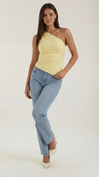 Elise | Women's Sleeveless One-Shoulder Top Chic