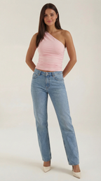 Elise | Women's Sleeveless One-Shoulder Top Chic