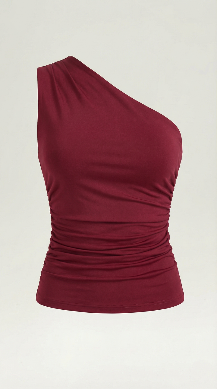 Elise | Women's Sleeveless One-Shoulder Top Chic