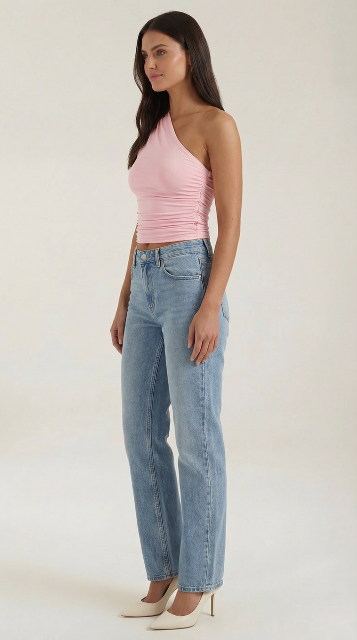 Elise | Women's Sleeveless One-Shoulder Top Chic
