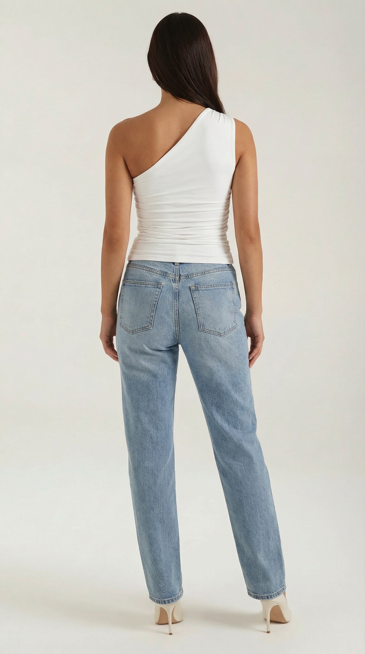 Elise | Women's Sleeveless One-Shoulder Top Chic