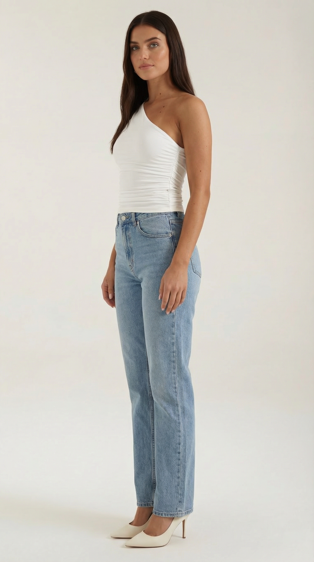 Elise | Women's Sleeveless One-Shoulder Top Chic