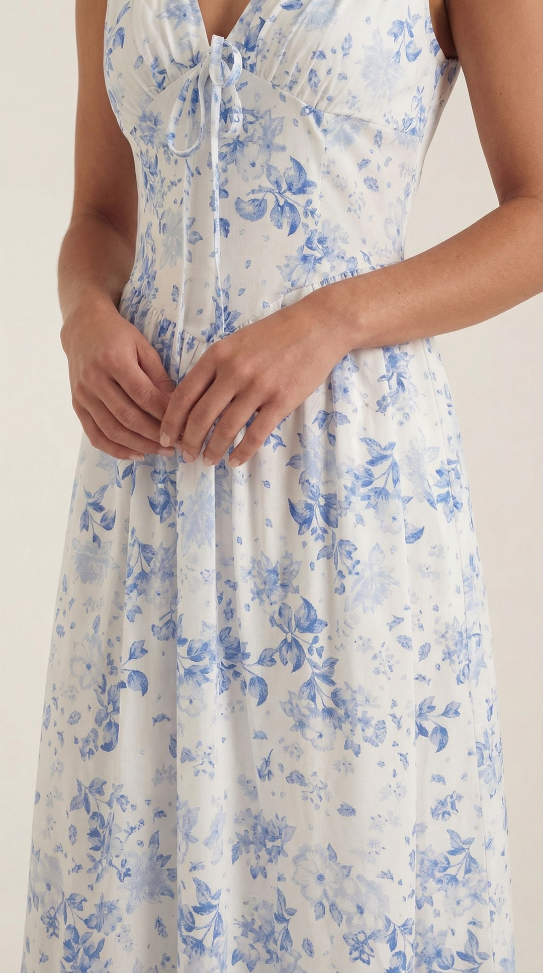 Sofia | Women's Plunge Midi Dress Elegant