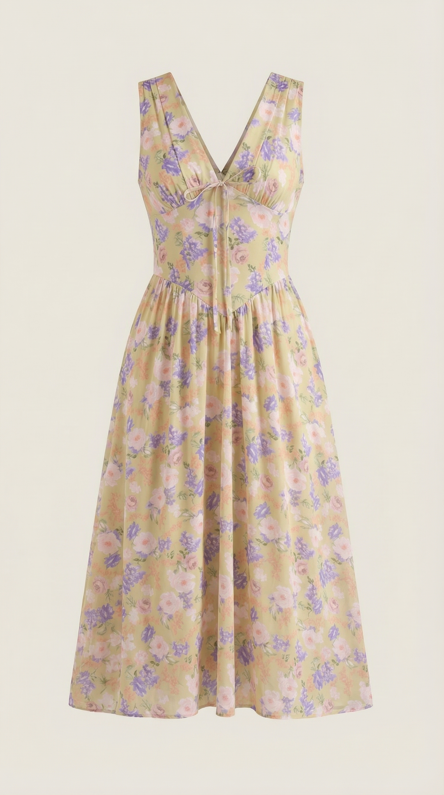 Sofia | Women's Plunge Midi Dress Elegant