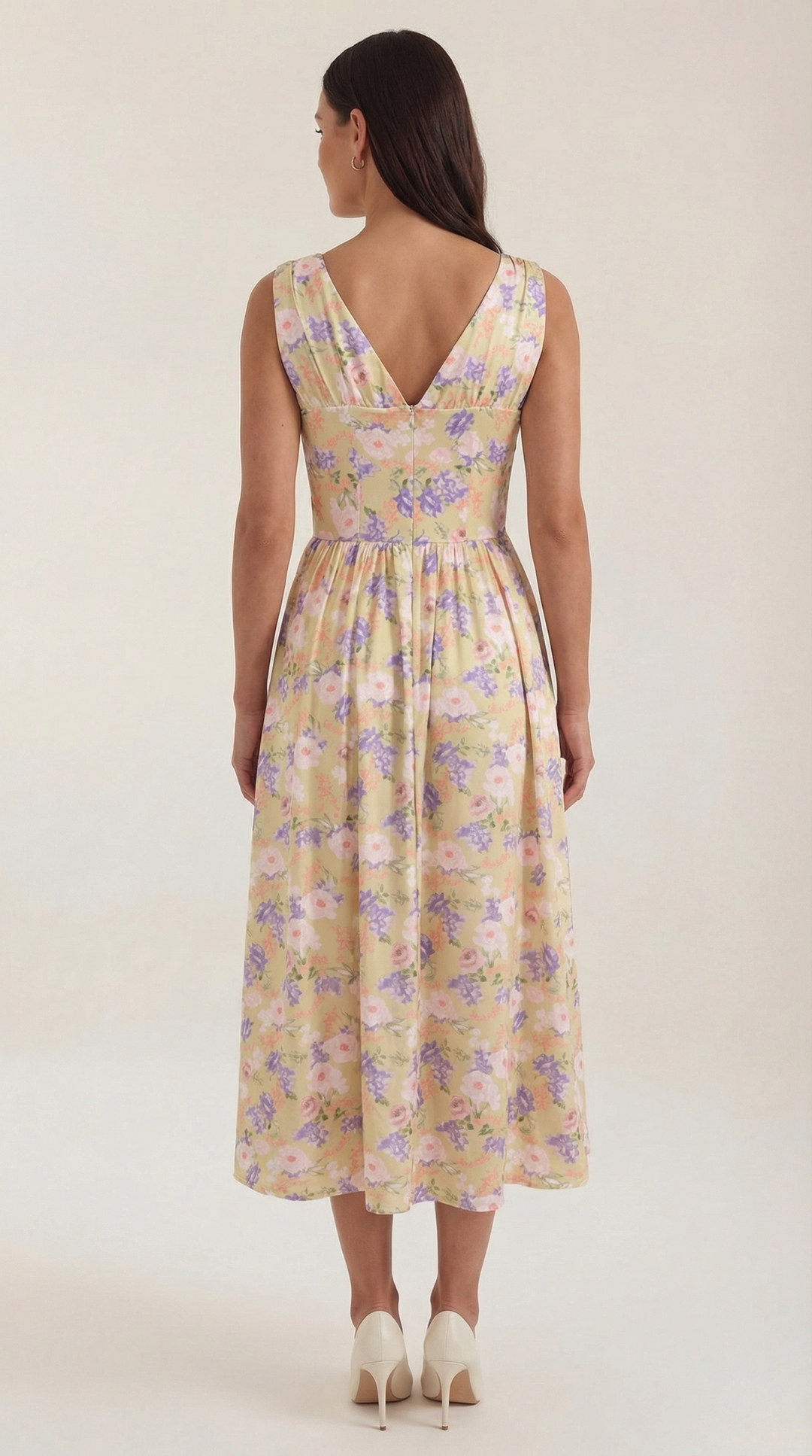 Thea | Women's Tie Front Midi Dress