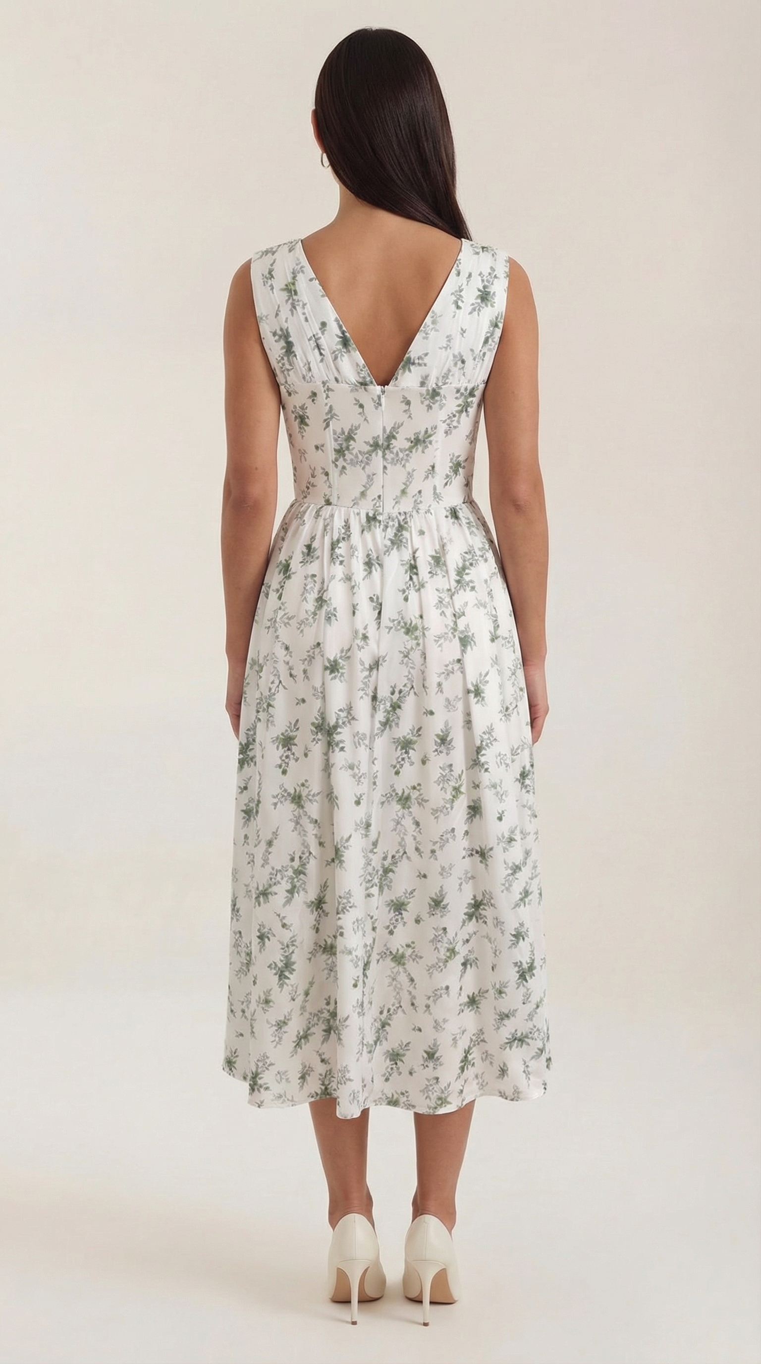 Thea | Women's Tie Front Midi Dress