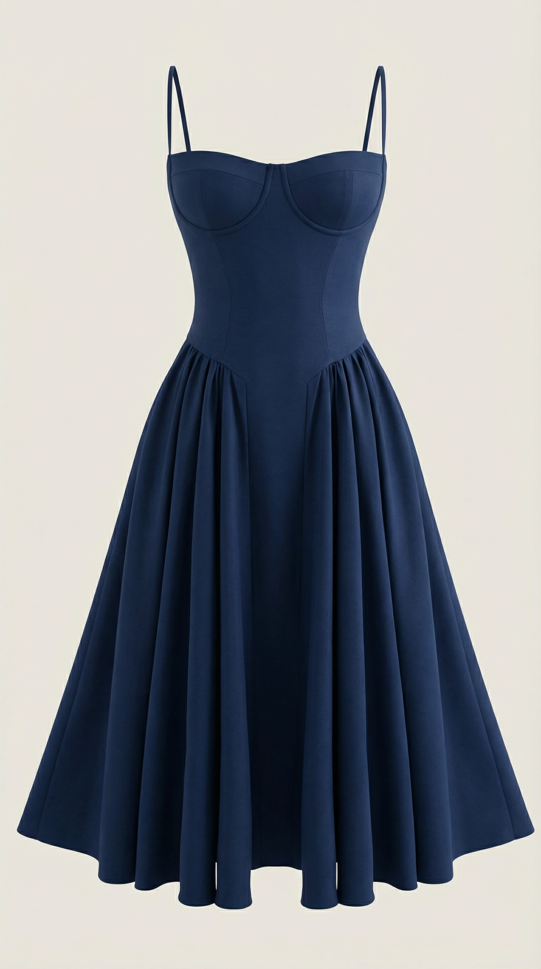 Sofia | Women's Corset Midi Dress Elegant