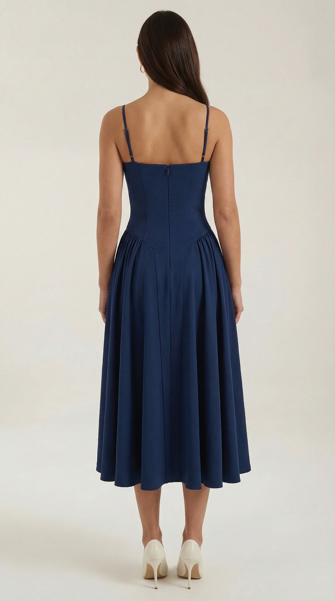 Sofia | Women's Corset Midi Dress Elegant