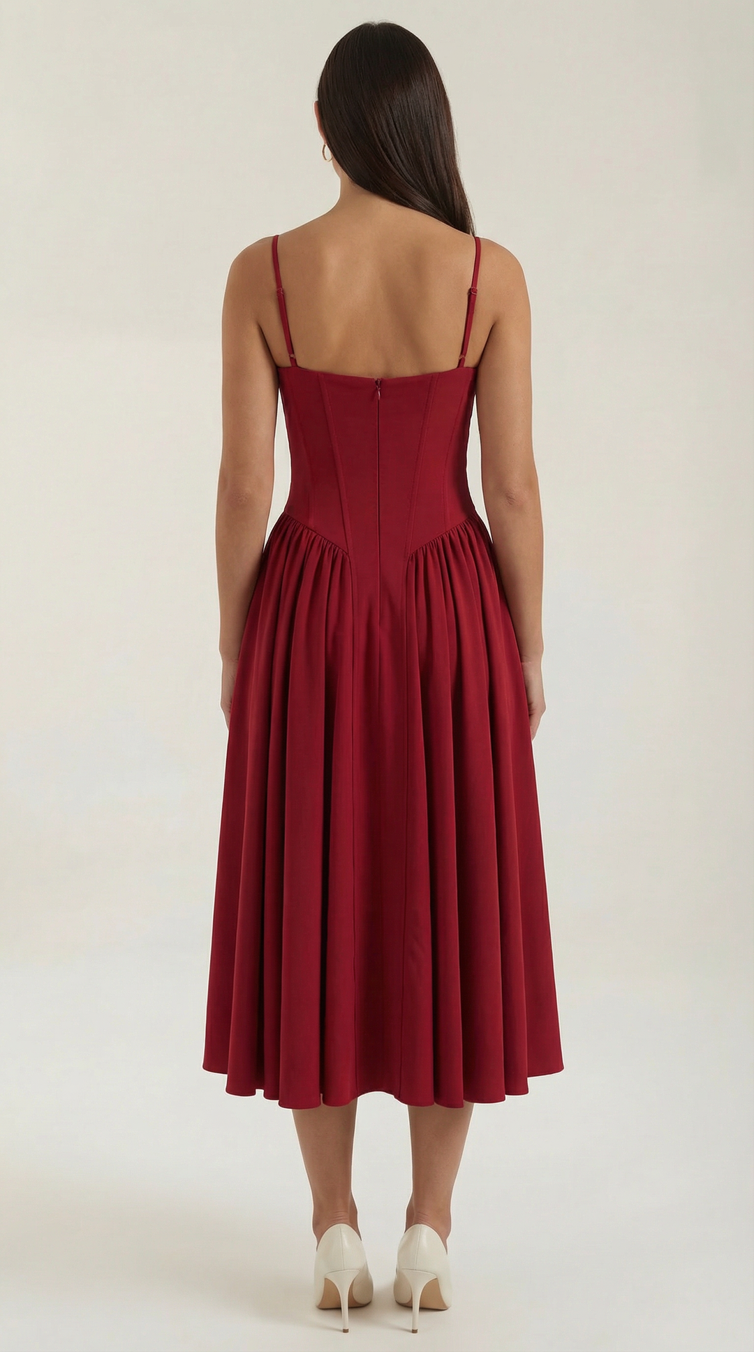 Sofia | Women's Corset Midi Dress Elegant