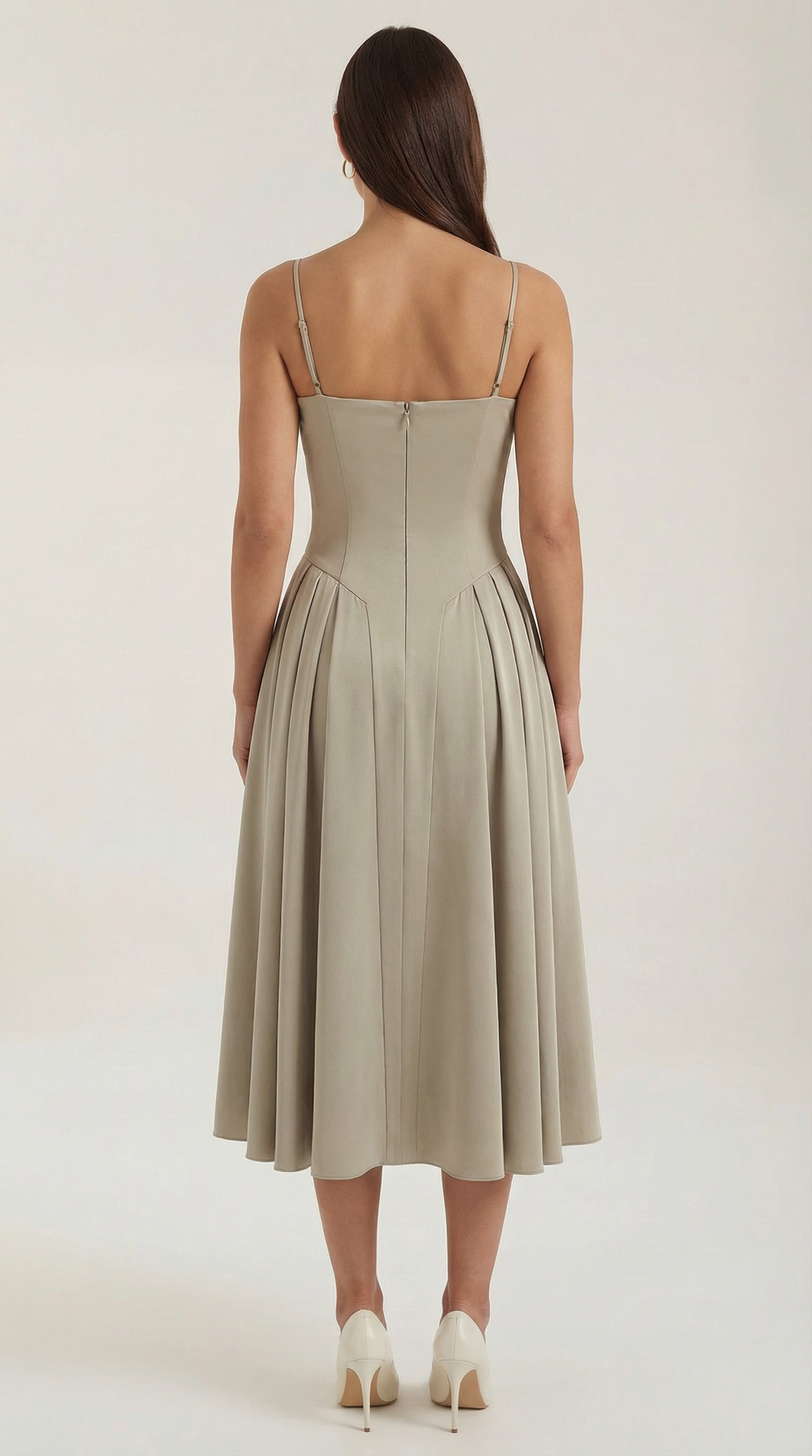 Sofia | Women's Corset Midi Dress Elegant