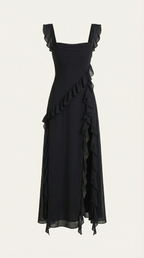 Sienna | Women's Ruffled Maxi Dress Elegant