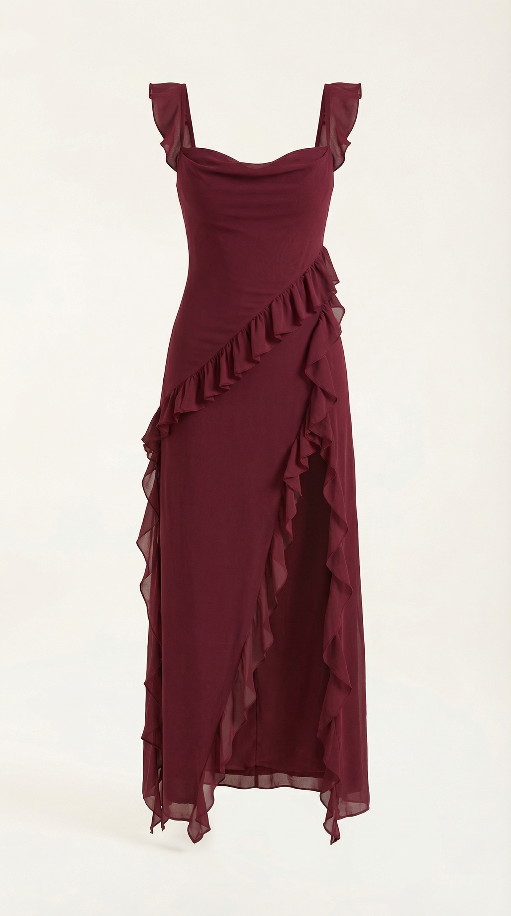 Sienna | Women's Ruffled Maxi Dress Elegant