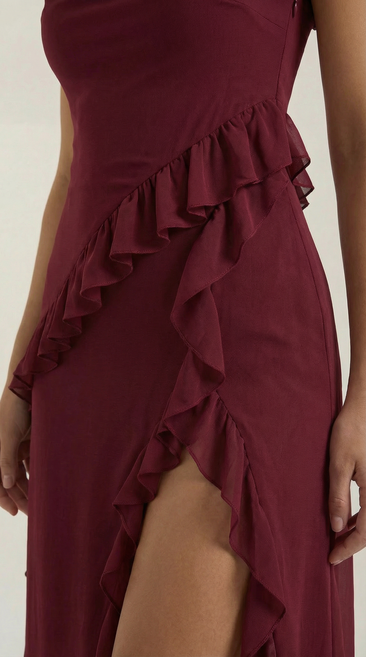 Sienna | Women's Ruffled Maxi Dress Elegant