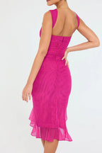 Alette | Women's Sleeveless Bodycon Midi Dress