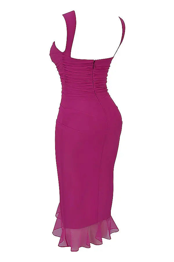 Alette | Women's Sleeveless Bodycon Midi Dress