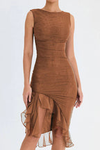 Alette | Women's Sleeveless Bodycon Midi Dress