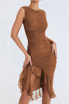 Alette | Women's Sleeveless Bodycon Midi Dress