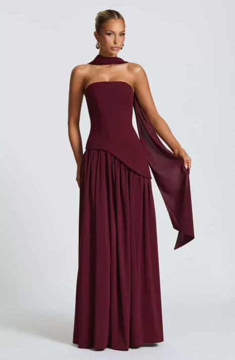 Aveline | Women's Strapless Formal Maxi Dress