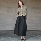 Harlow | Women's Cropped Button-Down Shirt