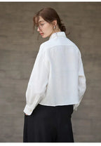 Harlow | Women's Cropped Button-Down Shirt