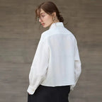 Harlow | Women's Cropped Button-Down Shirt