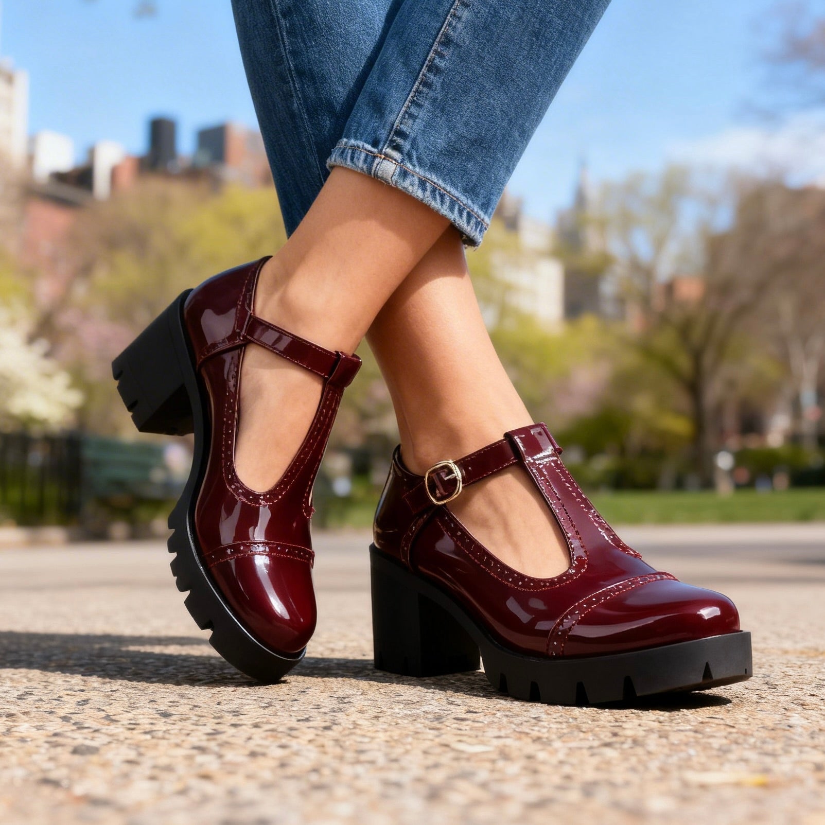Zephyrine | Women's T-Strap Mary Jane