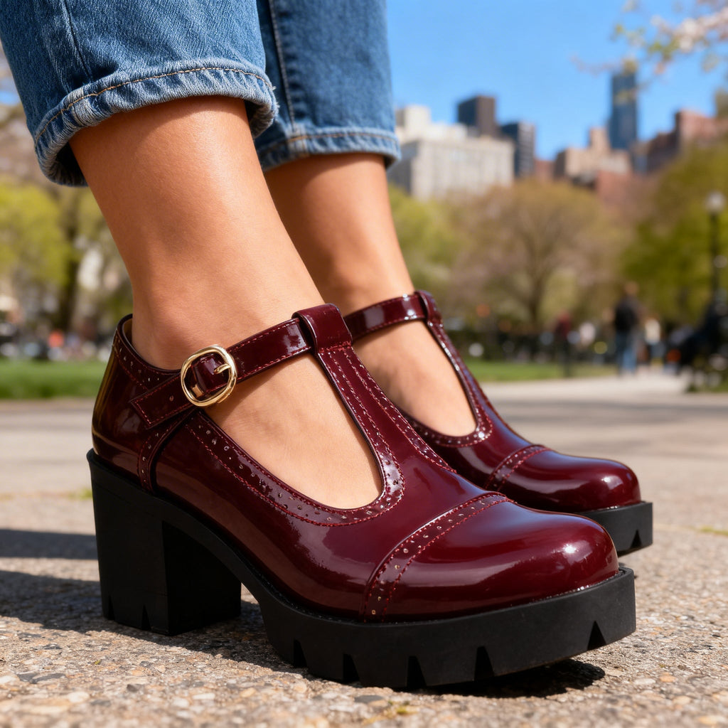 Zephyrine | Women's T-Strap Mary Jane